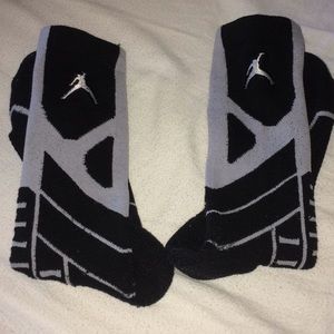 Black Dri fit Jordan socks